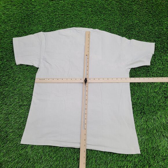 Vintage 80s Military Jet Shirt Large 21x27 White - Picture 3 of 13